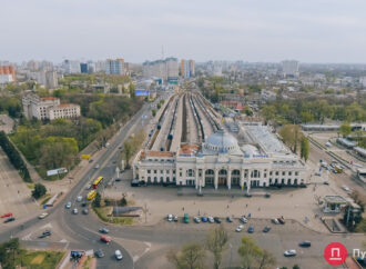 В Одессе показали карантинный железнодорожный вокзал с высоты (фото, видео)