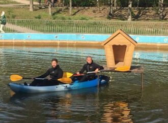 Водоплавающим птицам в одесском парке подарили новое жилье (фото)