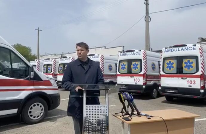 В Одессу прибыли 85 машин для Скорой помощи