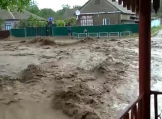 Через дощові вихідні на Одещині позатоплювало села (фото, відео)