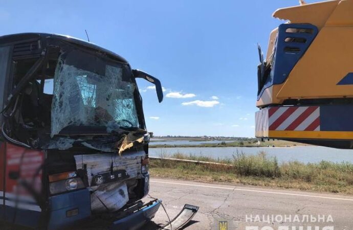 Под Одессой разбился автобус Херсон-Щецин (фото)