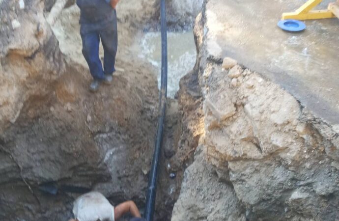 «Инфоксводоканал» обновил участок водопровода по улице Канатная