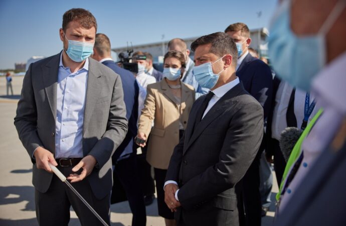 Президент оглянув проєкт реконструкції Міжнародного аеропорту «Одеса»
