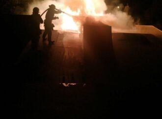 На Одещині невідомі підпалили скейт-майданчик