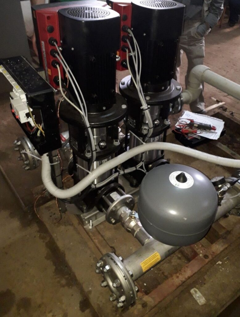 Инфоксводоканал устанавливает европейские насосы