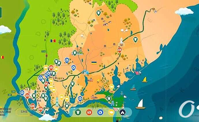 Бессарабия: интерактивная карта для путешественников с достопримечательностями региона