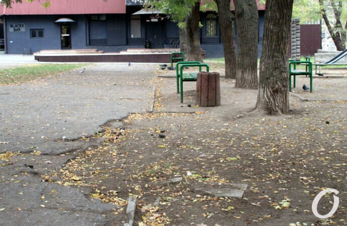 сквер, кафе