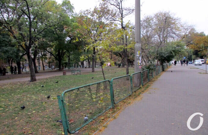 сквер не благоустроен