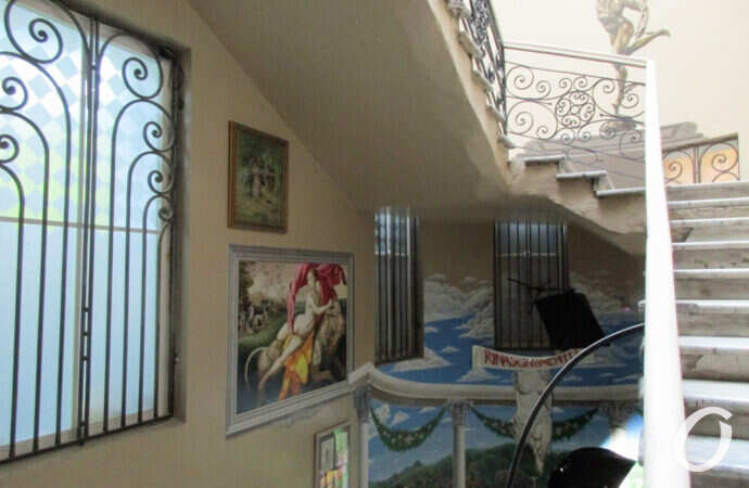 парадная, роспись