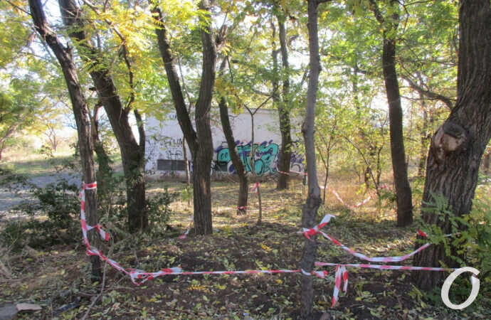 Трасса здоровья, огорожено