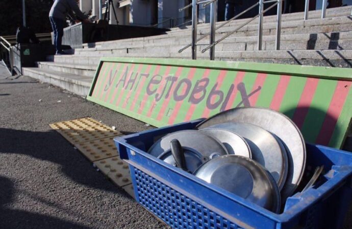 Митинг рестораторов возле ОГА