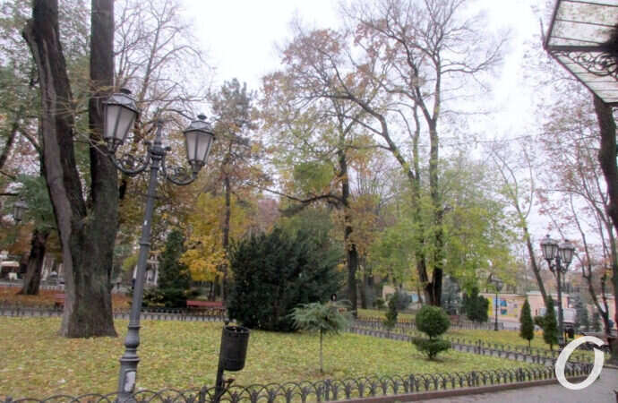 одесский Горсад в декабре