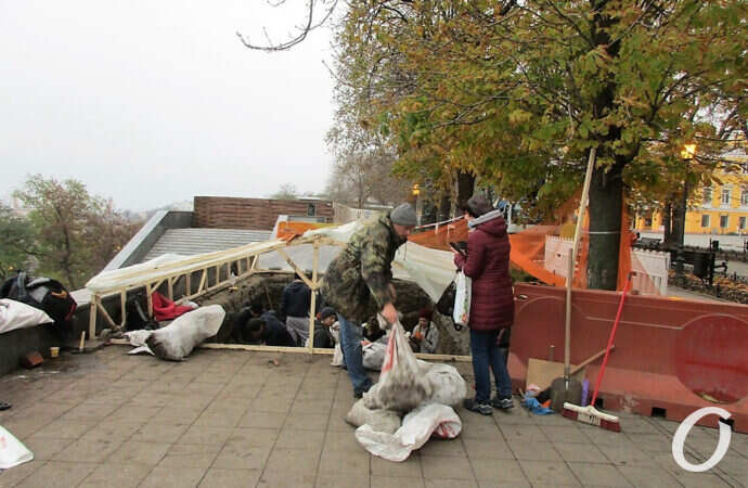 в Одессе ведутся раскопки