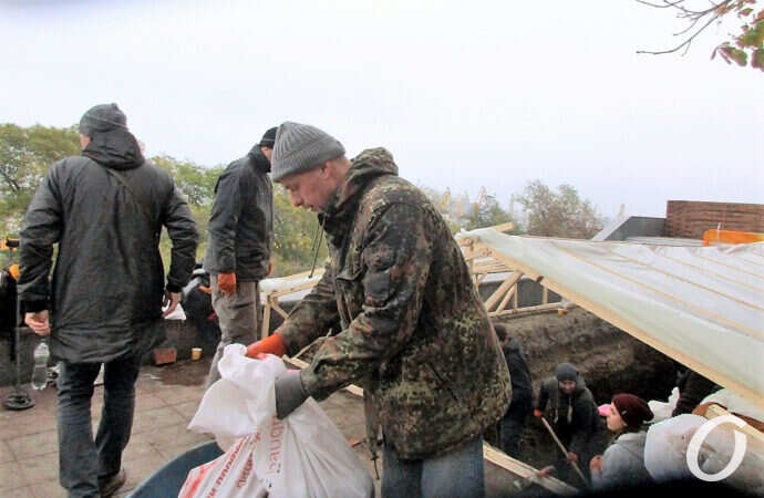 на Приморском бульваре, раскопки