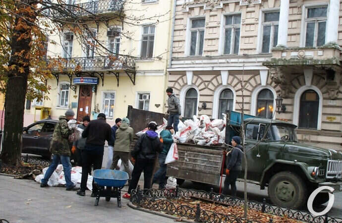 Приморский бульвар, раскопки