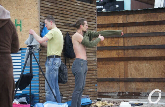 моржи одеваются