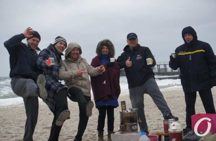 моржи разминаются