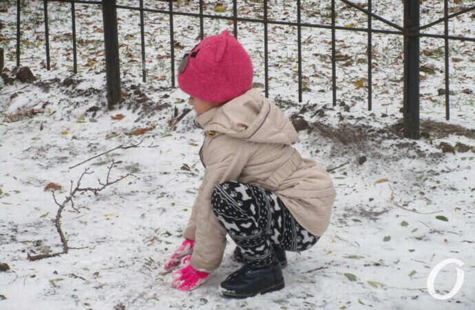 девочка и снег