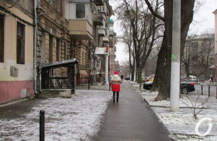гололед в Одессе