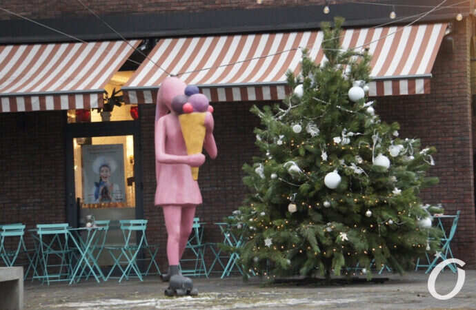 Новогодняя витрина, мороженов