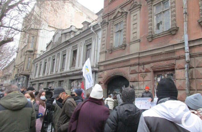 Митинг на Ришельевской, одесситы-участники