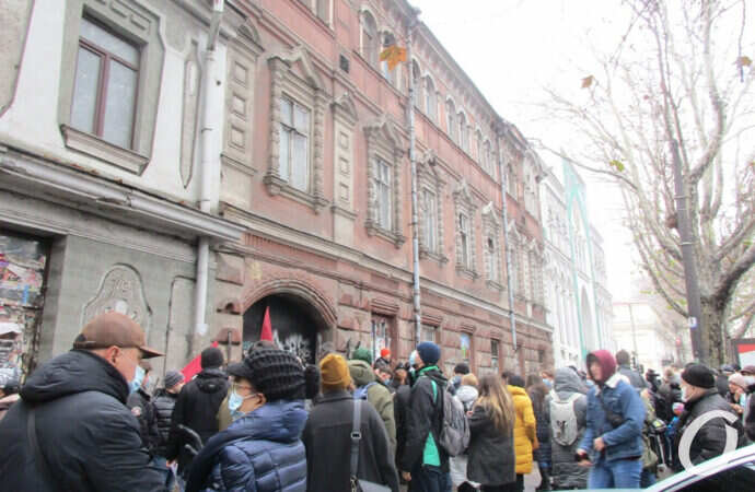 Митинг на Ришельевской, участники