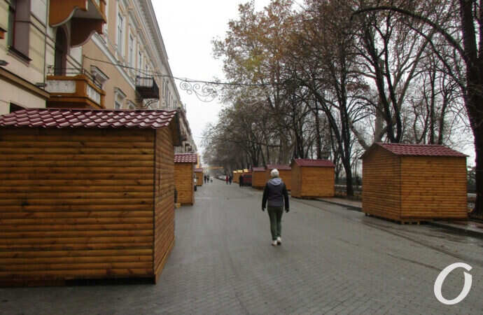 Новогодние приготовления, ярмарочный городок