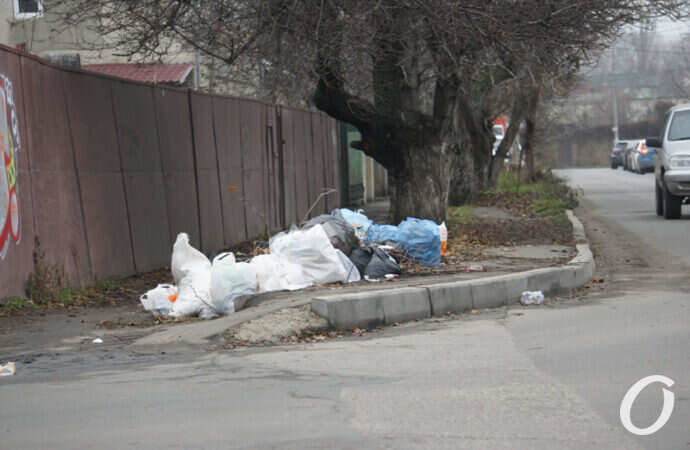улица Чубаевская, баков для мусора нет