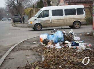 Одесская улица Чубаевская: мусора много, а тротуаров нет (фото)