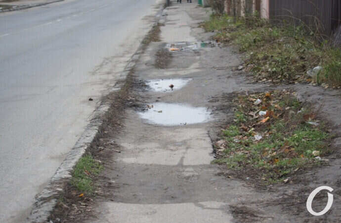 улица Чубаевская, лужи