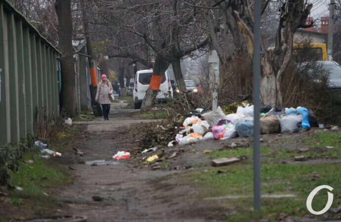 улица Чубаевская, мусор