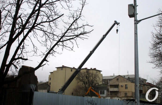 бульвар Жванецкого, стройка