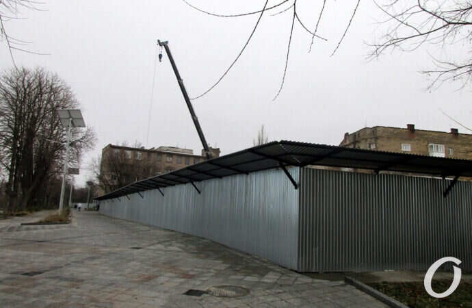 бульвар Жванецкого, стройка, кран