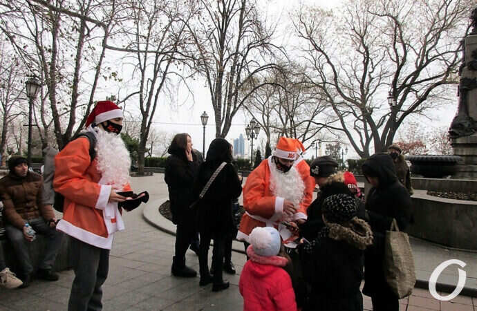 Одесские елки, на открытии