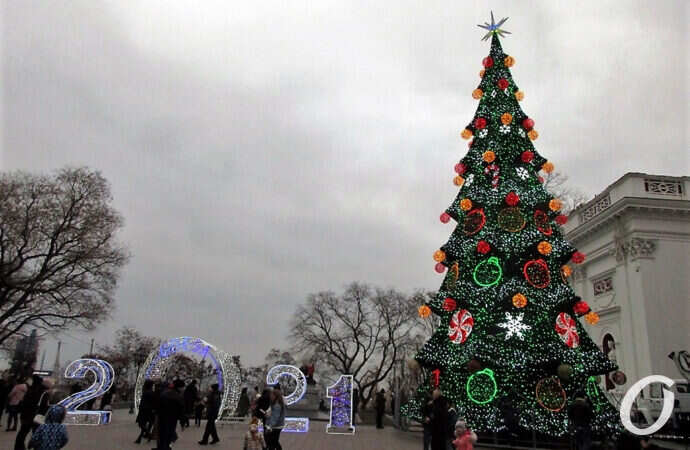 Одесские елки, огни