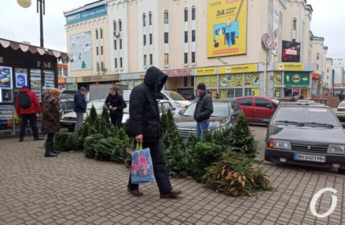 елочный базар, покупатели