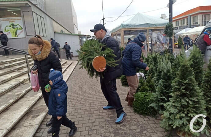 елочный базар, покупатель