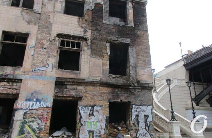 Одесская канава, руины