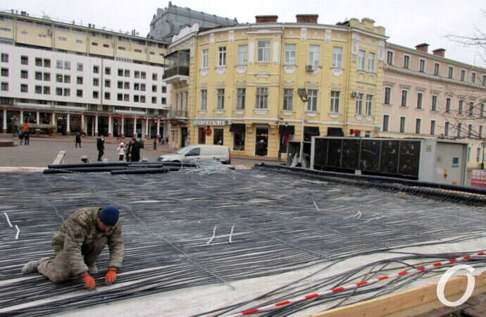 каток на Греческой, укладка