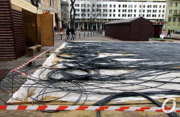 каток на Греческой, ограждение