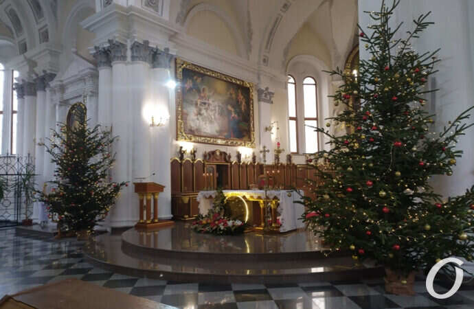 Католическое Рождество, елки