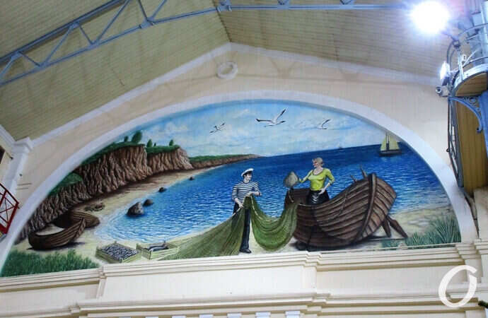 Новый базар, корпус, картина