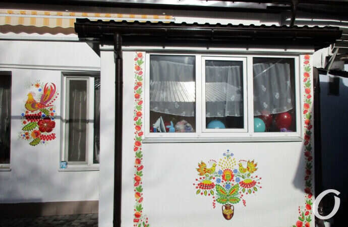 Украинский дворик, орнамент