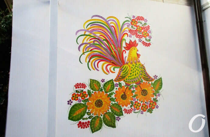 Украинский дворик, птица