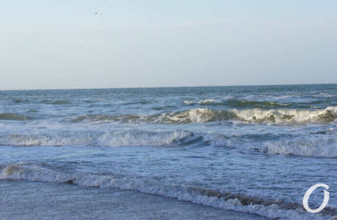 Зимнее море в Одессе, побережье