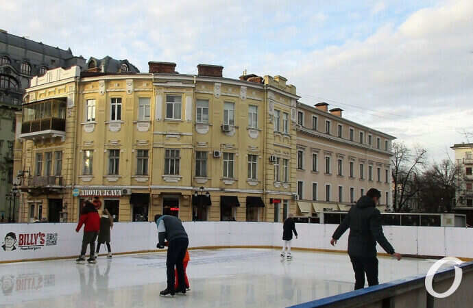 на катке в Одессе
