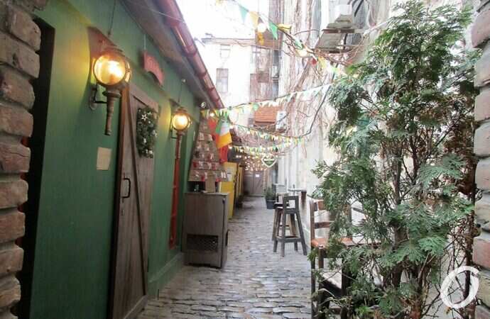 дворик Пассажа, новогодний