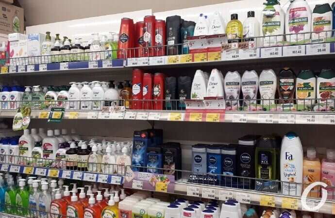 Локдаун в Одессе, шампуни и гели