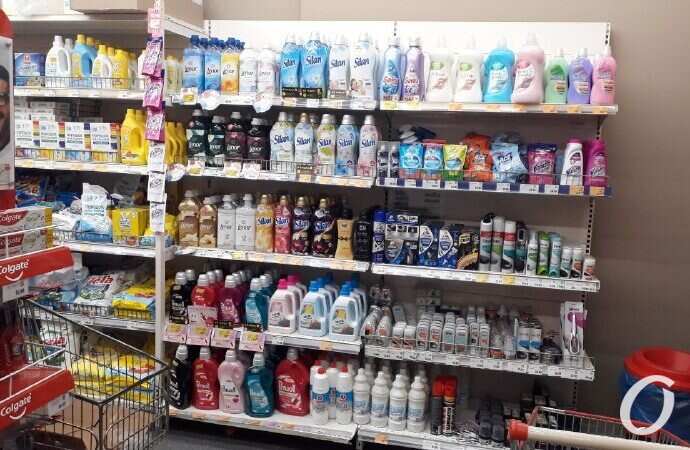 Локдаун в Одессе, предметы гигиены