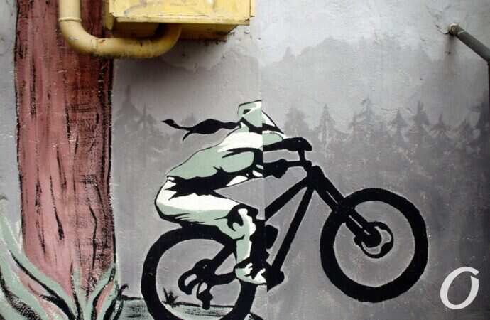 улица Осипова, велосипед